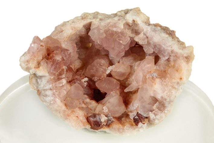 Pink Amethyst Geode Section - Argentina #250592